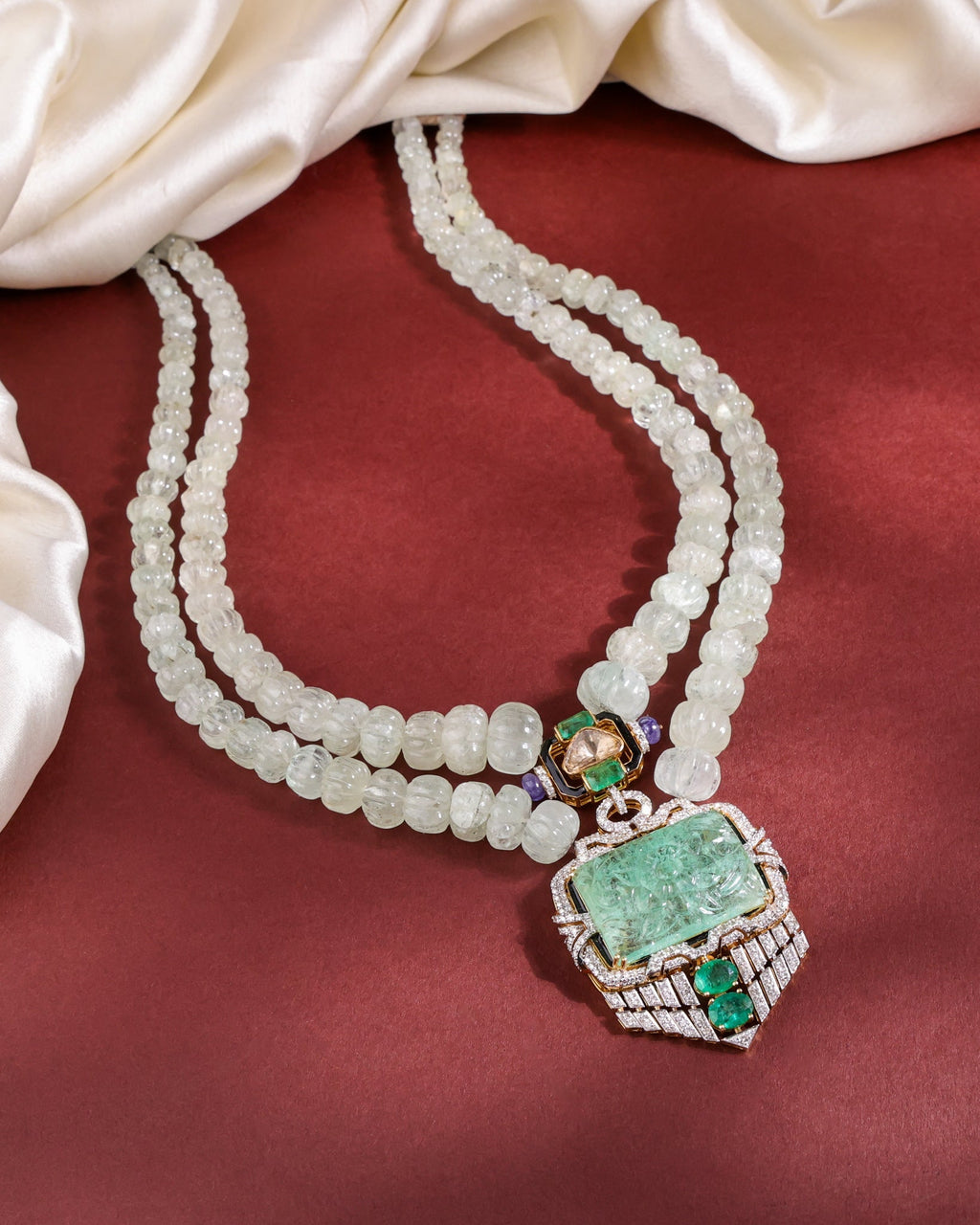 Claire Polki And Diamond Bead Pendant