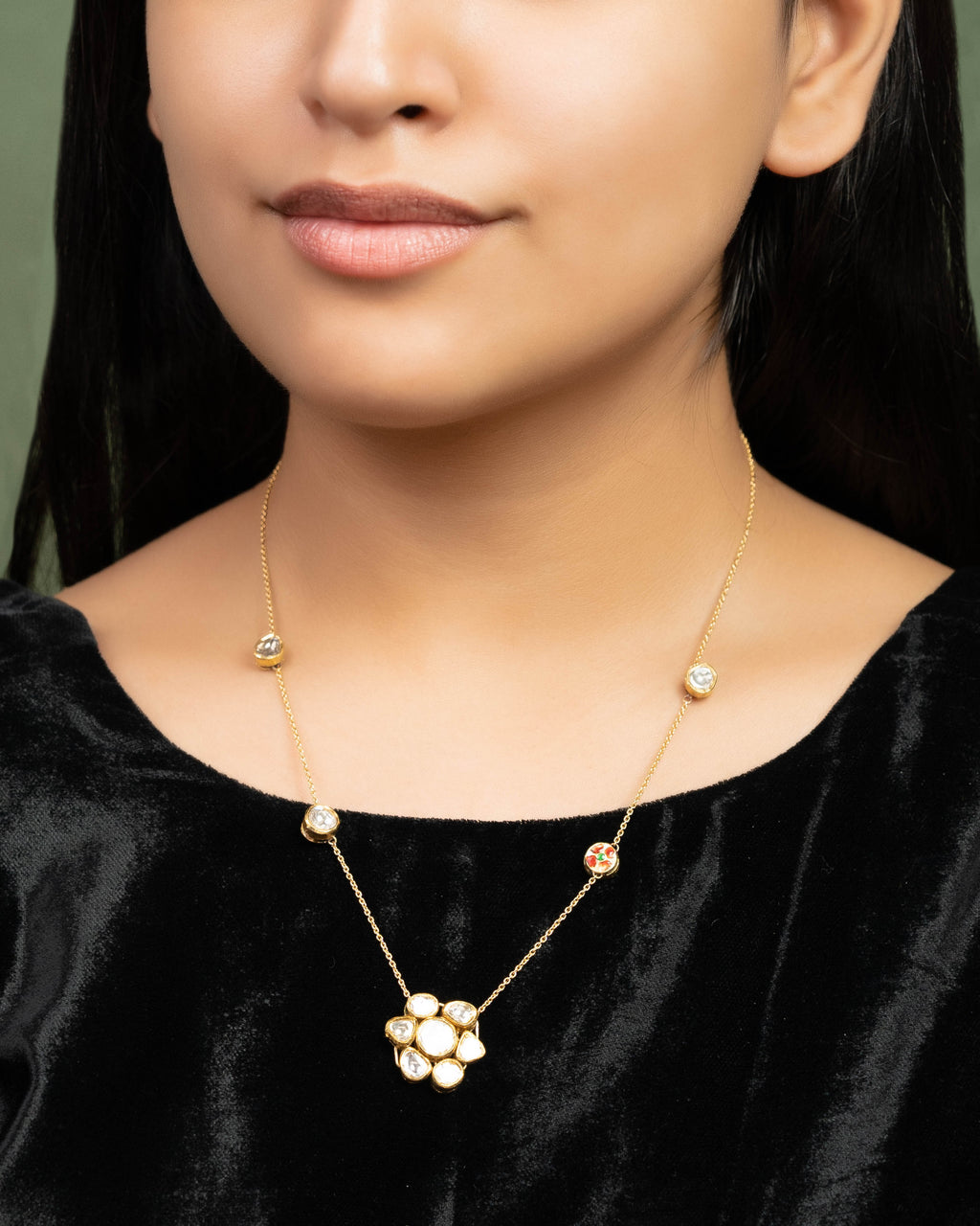 Dhwani Polki Pendant
