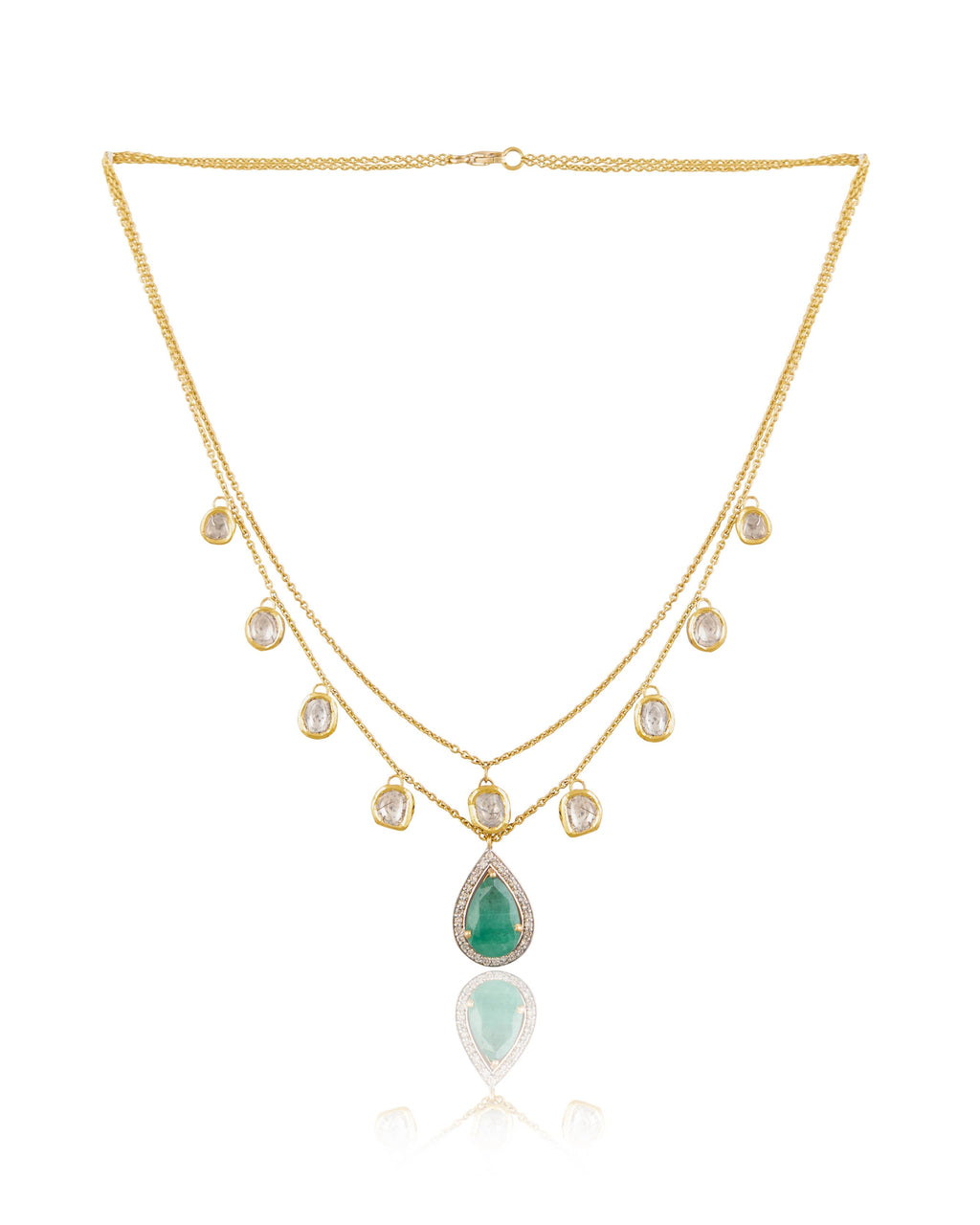 Nira Polki And Diamond Pendant