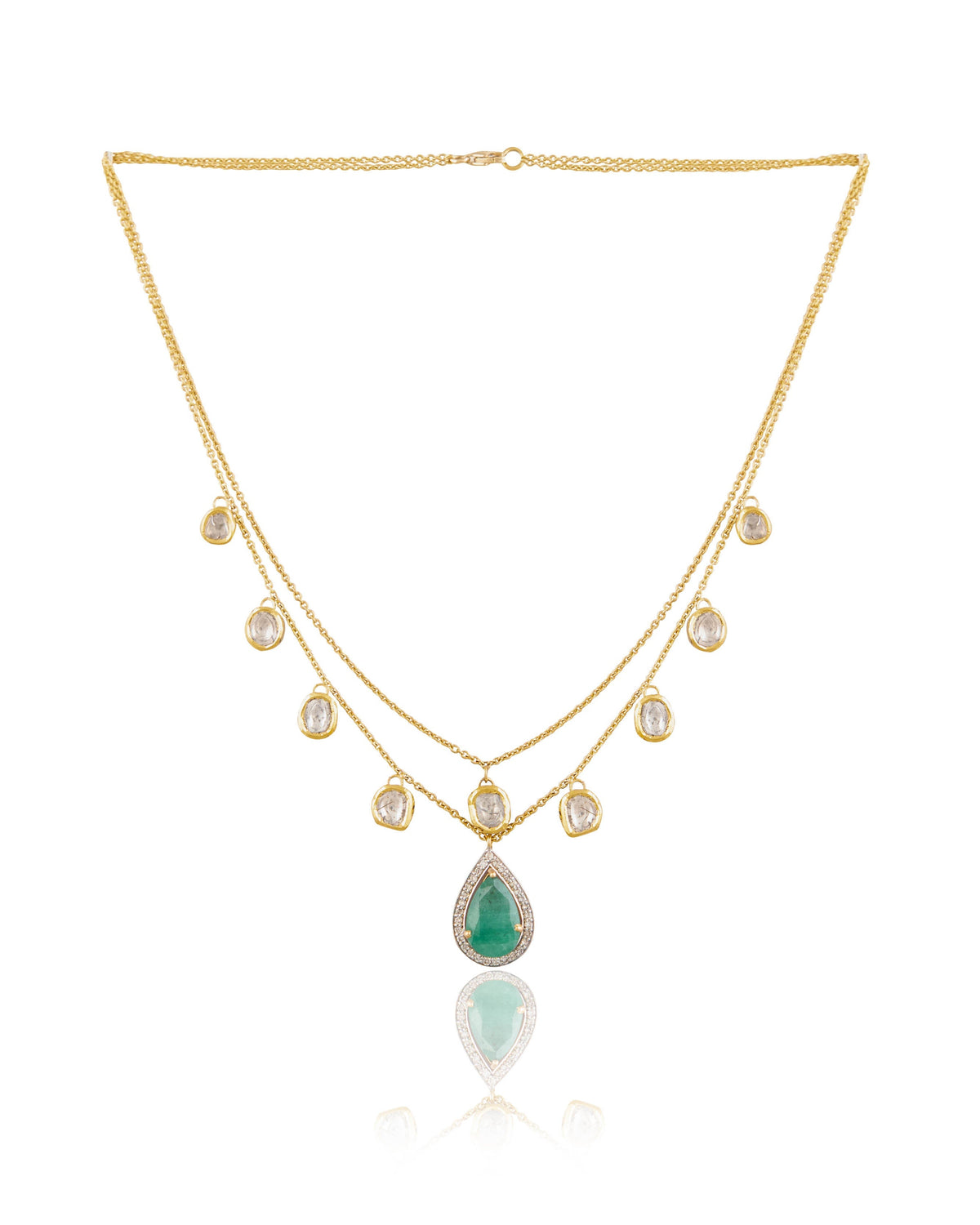 Nira Polki And Diamond Pendant