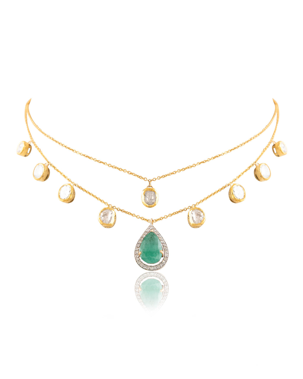 Nira Polki And Diamond Pendant