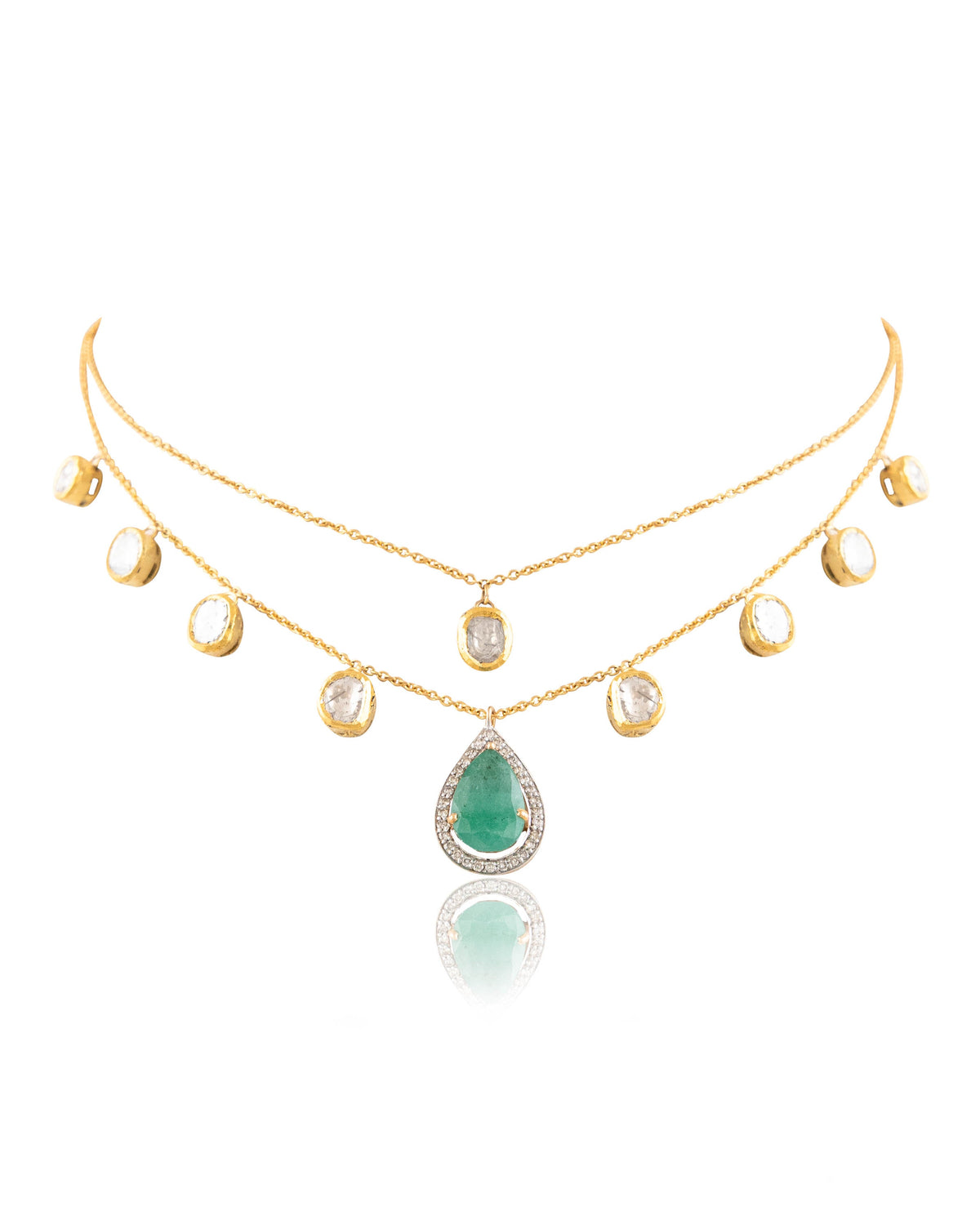 Nira Polki And Diamond Pendant
