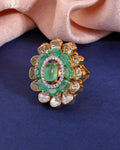 Janine Polki And Diamond Ring