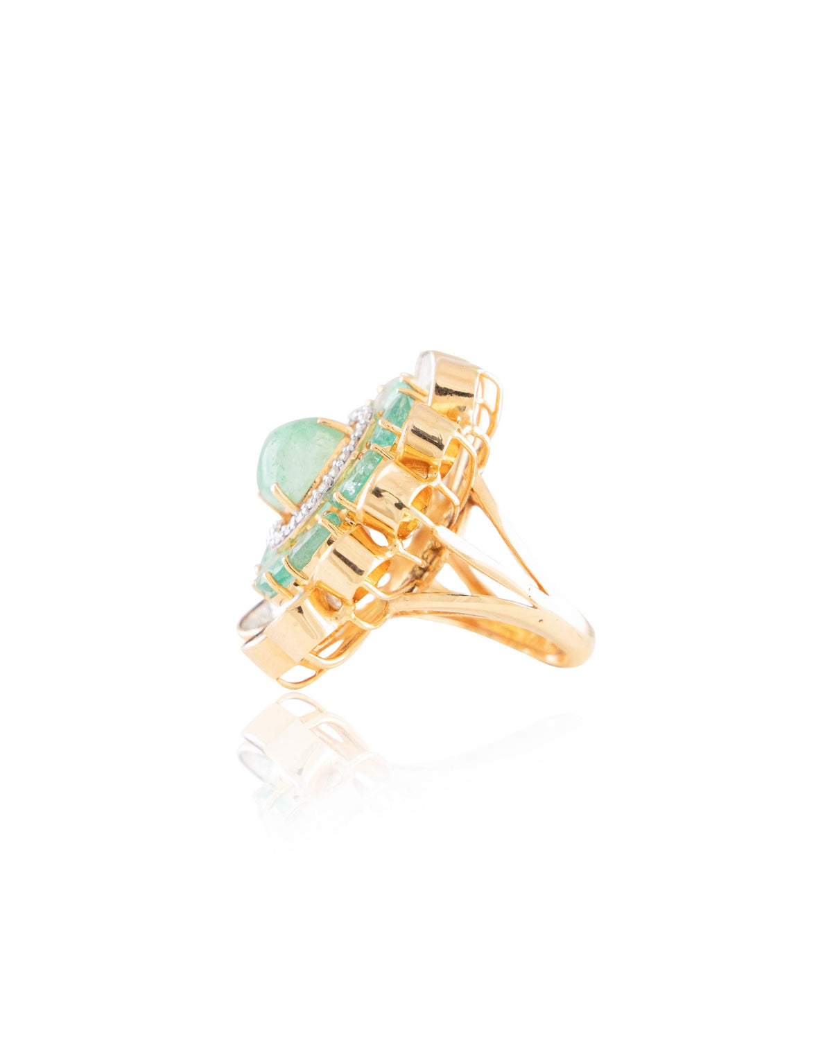 Janine Polki And Diamond Ring