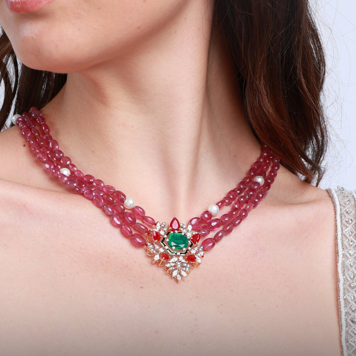Aitana Diamond Bead Pendant