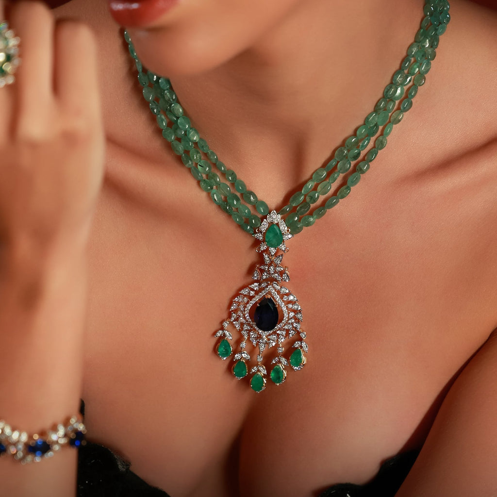 Kunika Diamond Bead Pendant