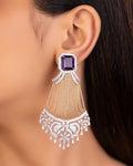 Zaida Diamond Long Earrings