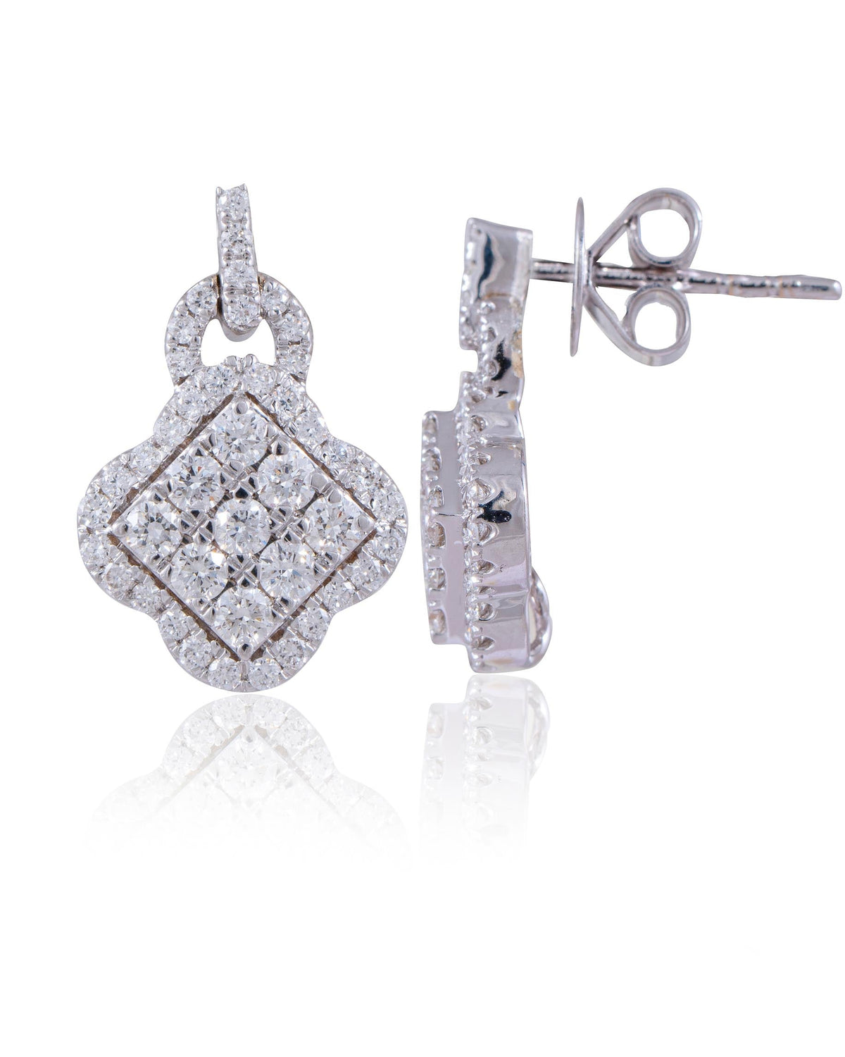 Diamond Long Earrings