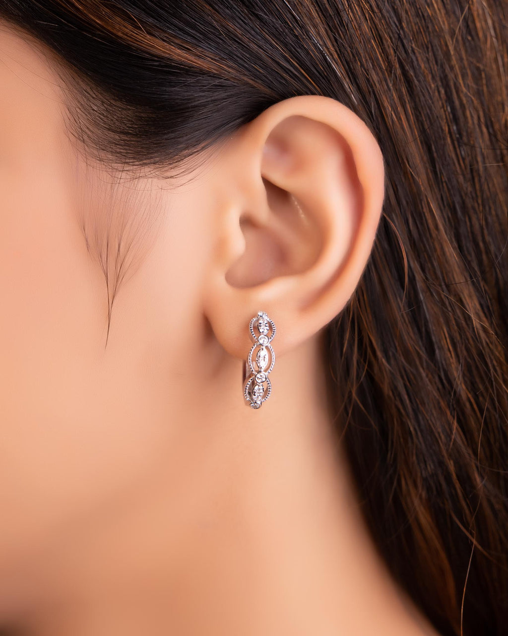 Diamond Long Earrings