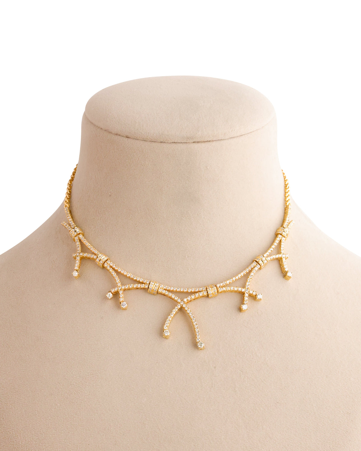 Anne Diamond Necklace
