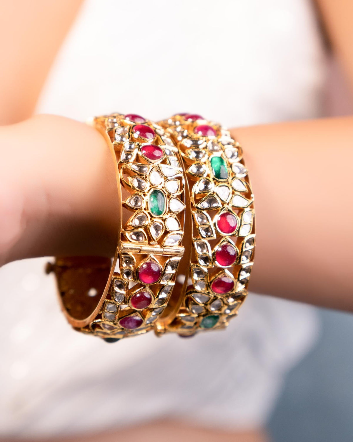 Tessa Jadau Polki Bangle