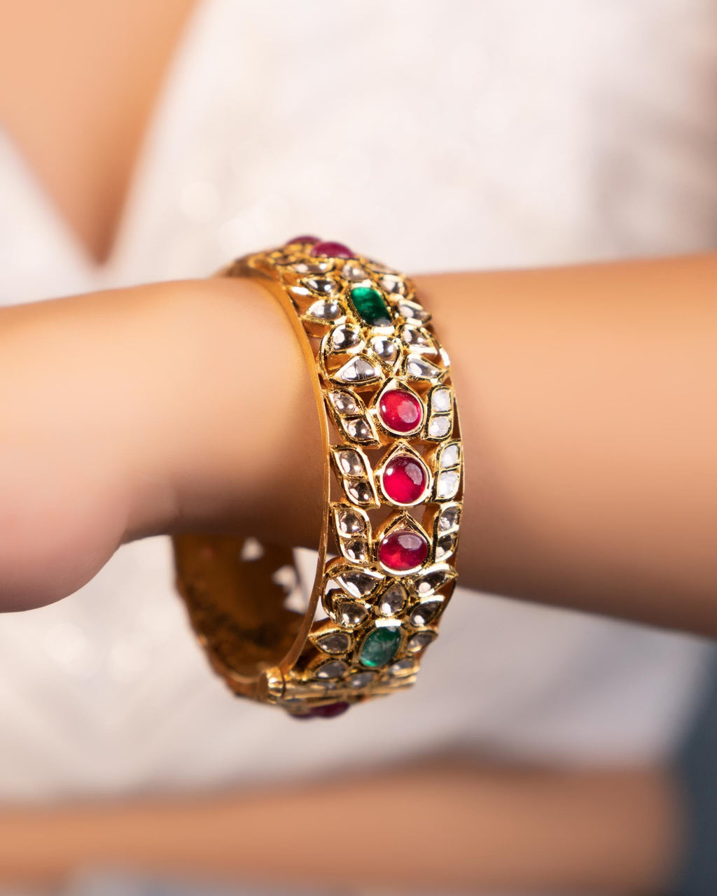 Tessa Jadau Polki Bangle