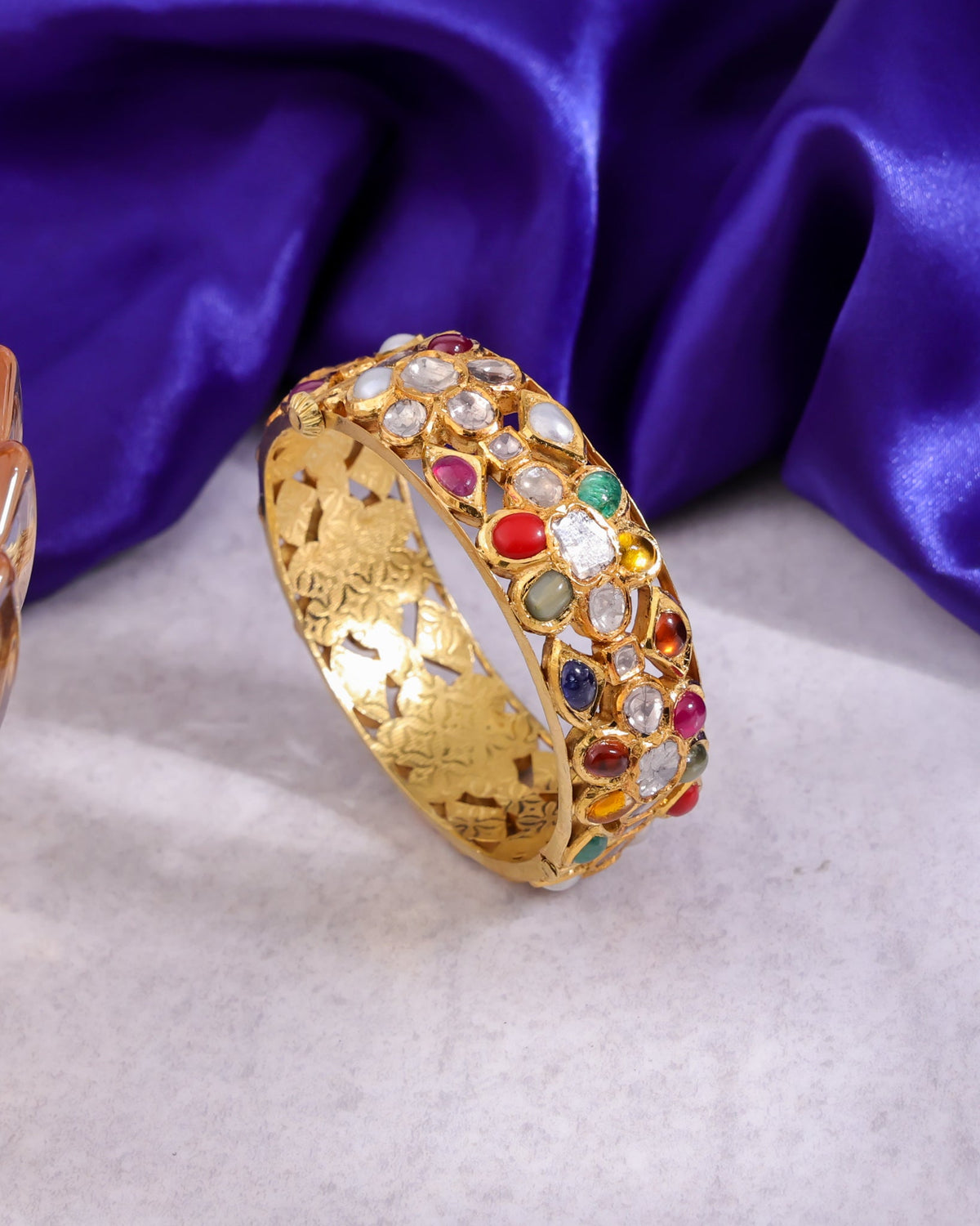Sage Polki Bangle