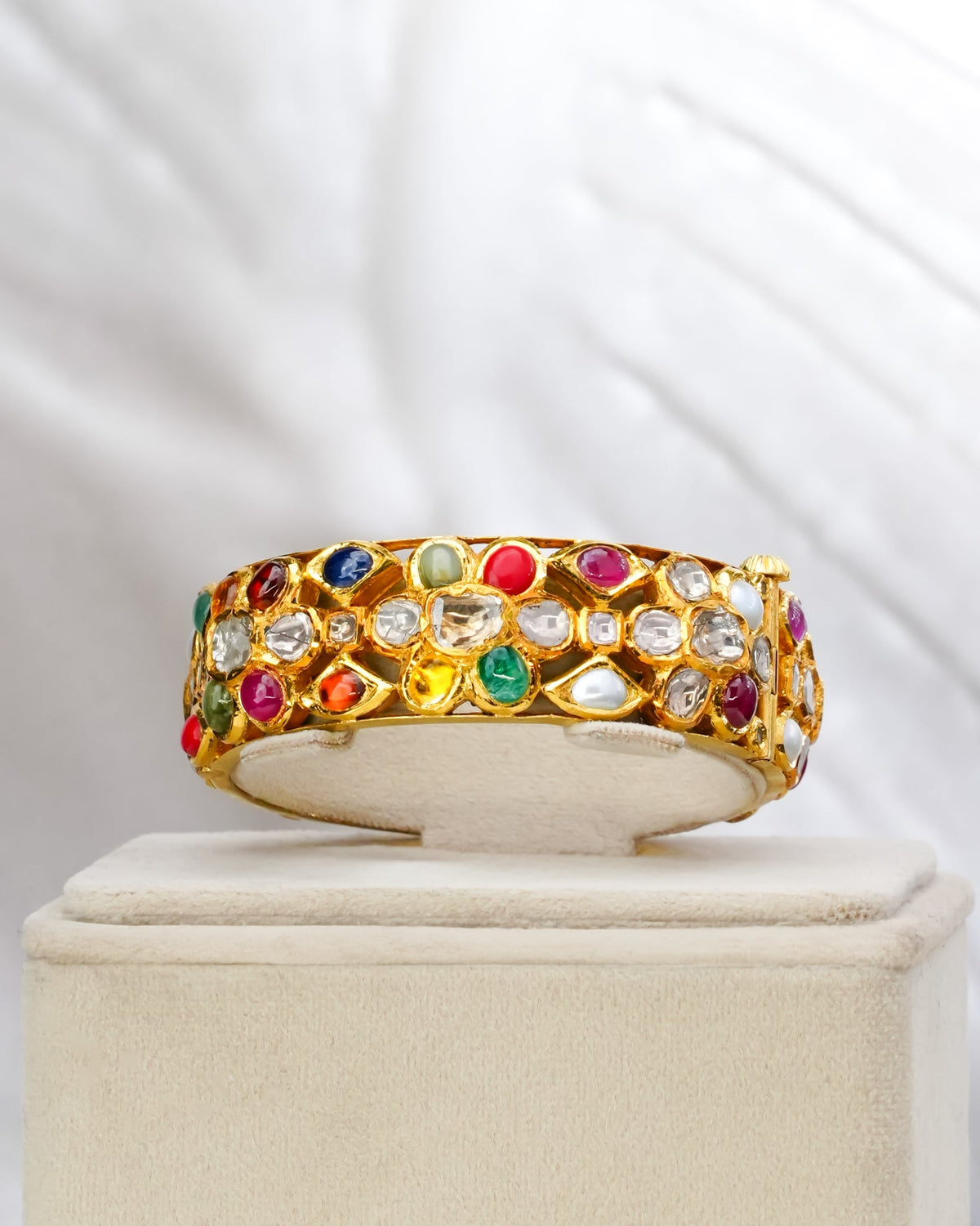 Sage Polki Bangle