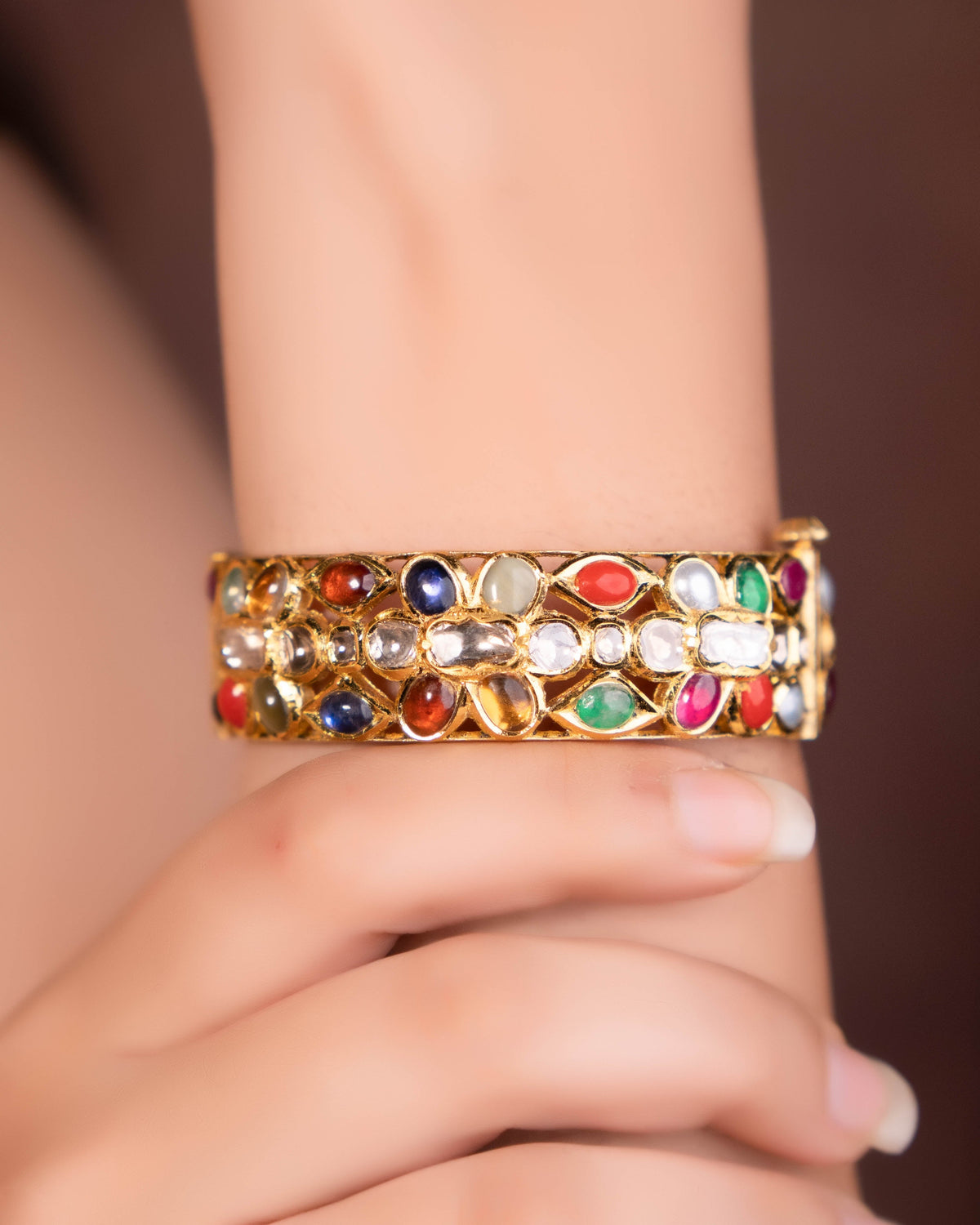 Mohina Jadau Polki Bangle