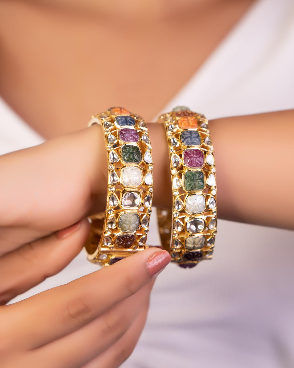 Aasma Jadau Polki Bangle