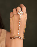 Zeenat Jadau Polki And Diamond Bangle