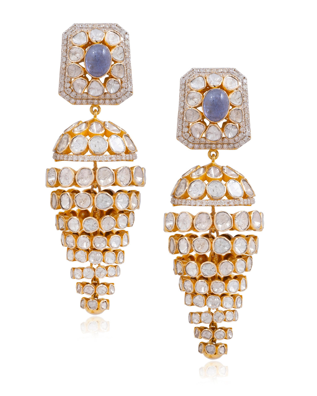 Penia Polki Jhumkas