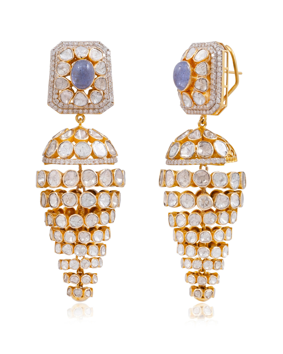 Penia Polki Jhumkas