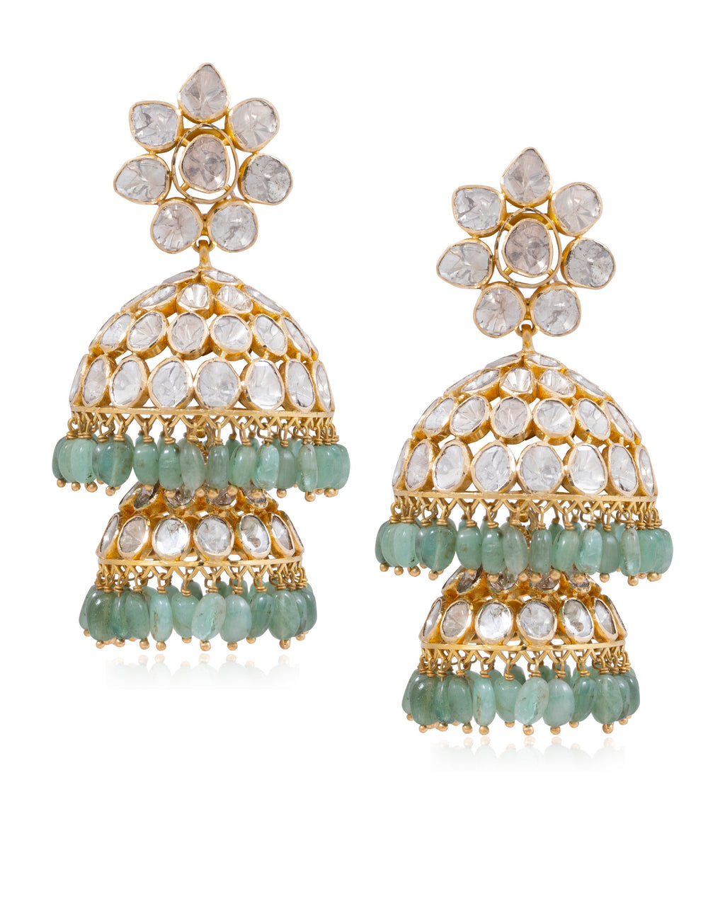 Criya Polki Jhumkas