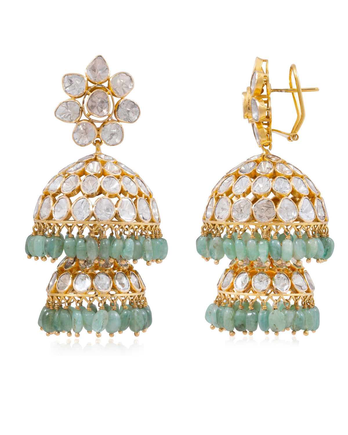 Criya Polki Jhumkas