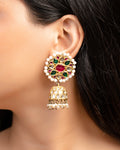 Kala Polki Jhumkas