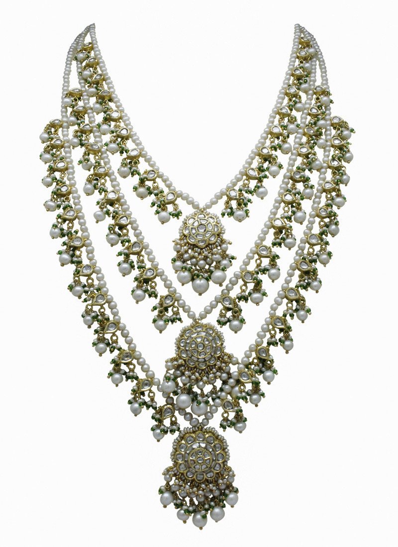 Whitley Polki Long Necklace