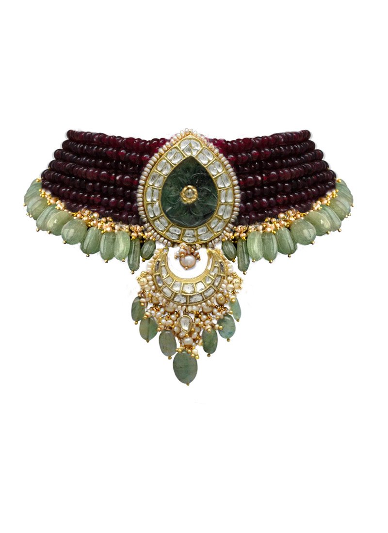 Geetika Polki Bead Choker