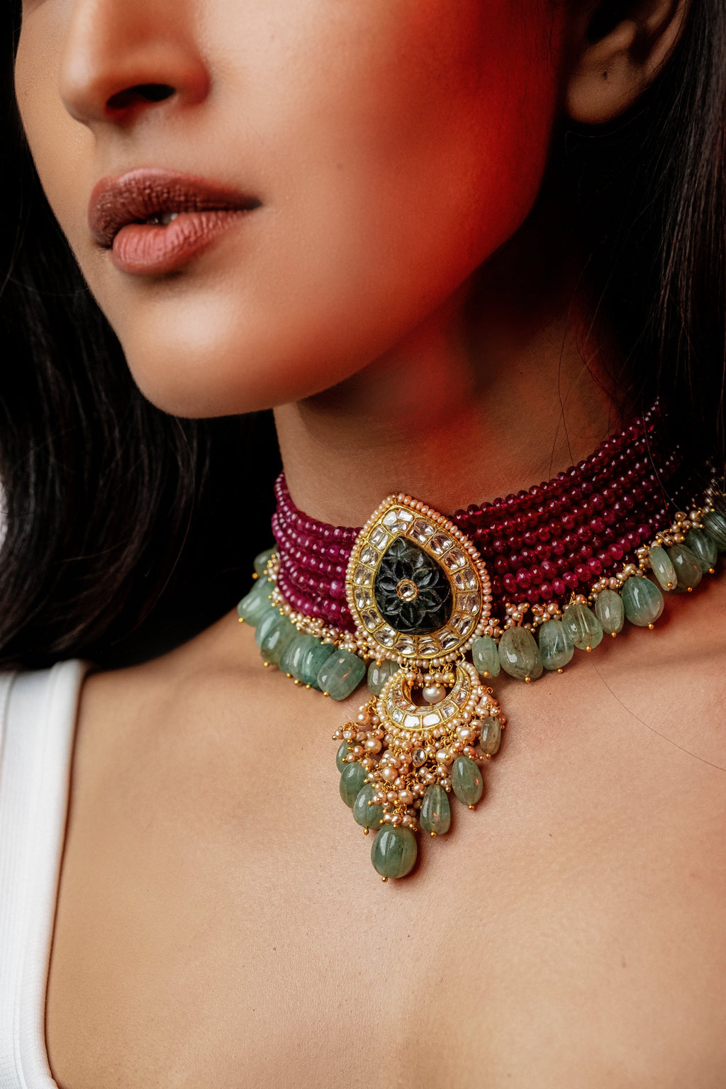 Geetika Polki Bead Choker