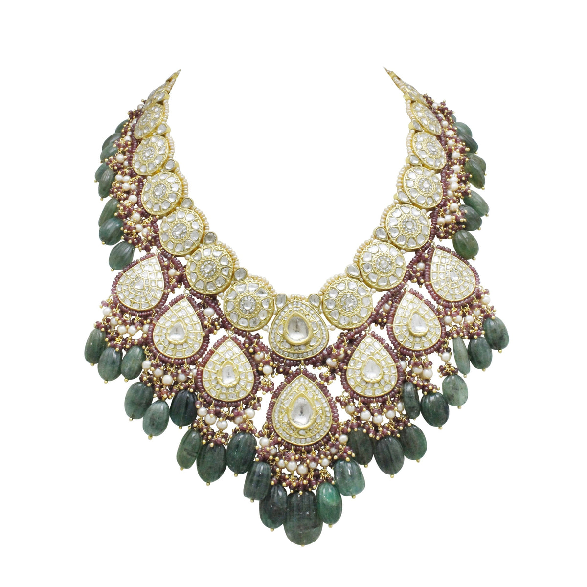 Anaita Polki Long Necklace