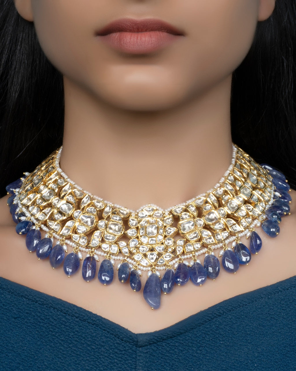 Shanika Jadau Polki Necklace