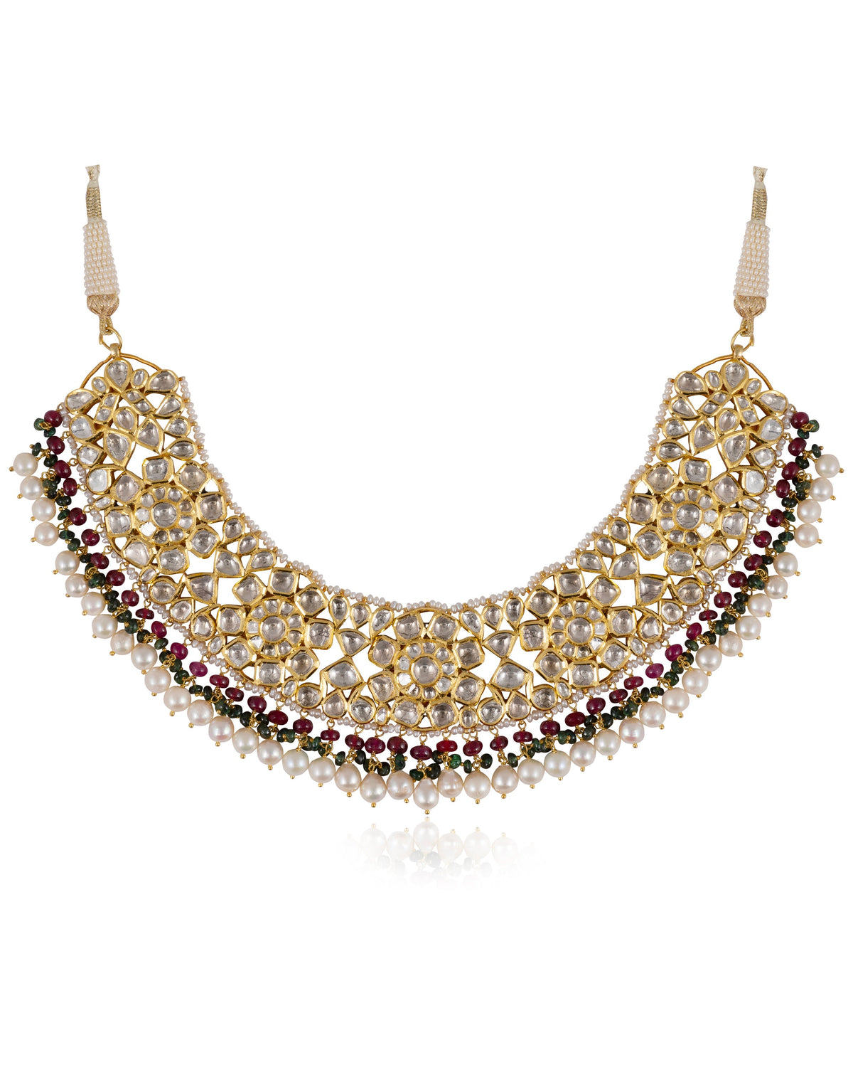 Harveen Jadau Polki Necklace