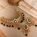 Priyal Necklace and Chitra Earrings Polki Set
