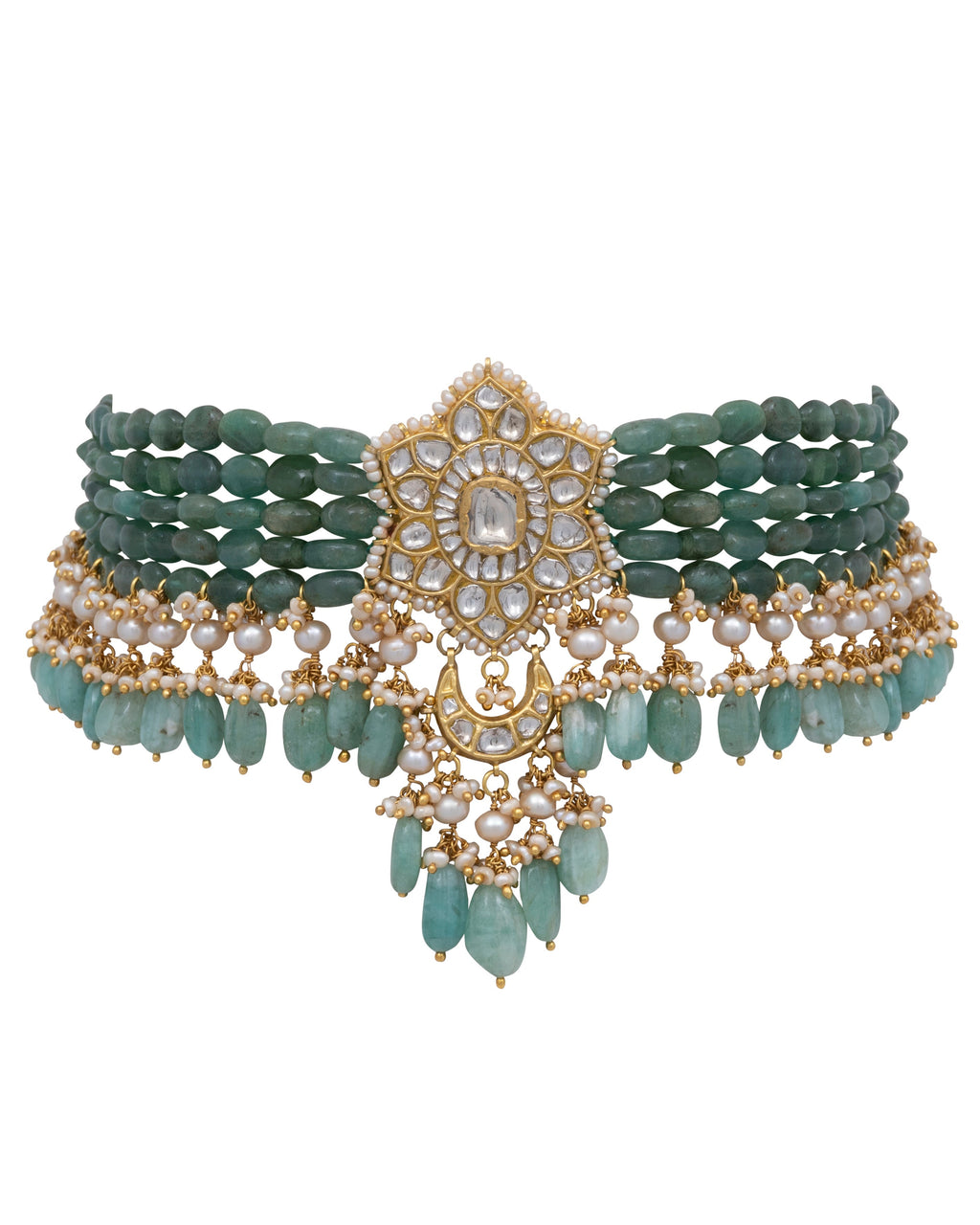 Doja Polki Bead Choker