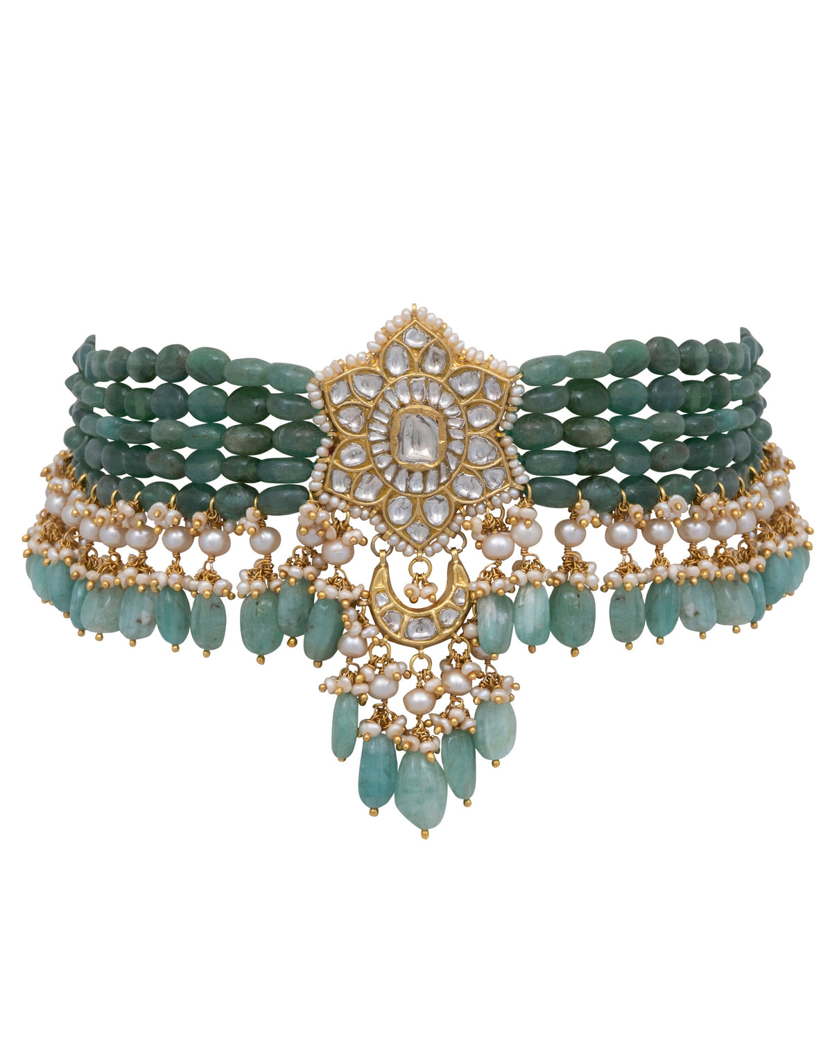 Doja Polki Bead Choker