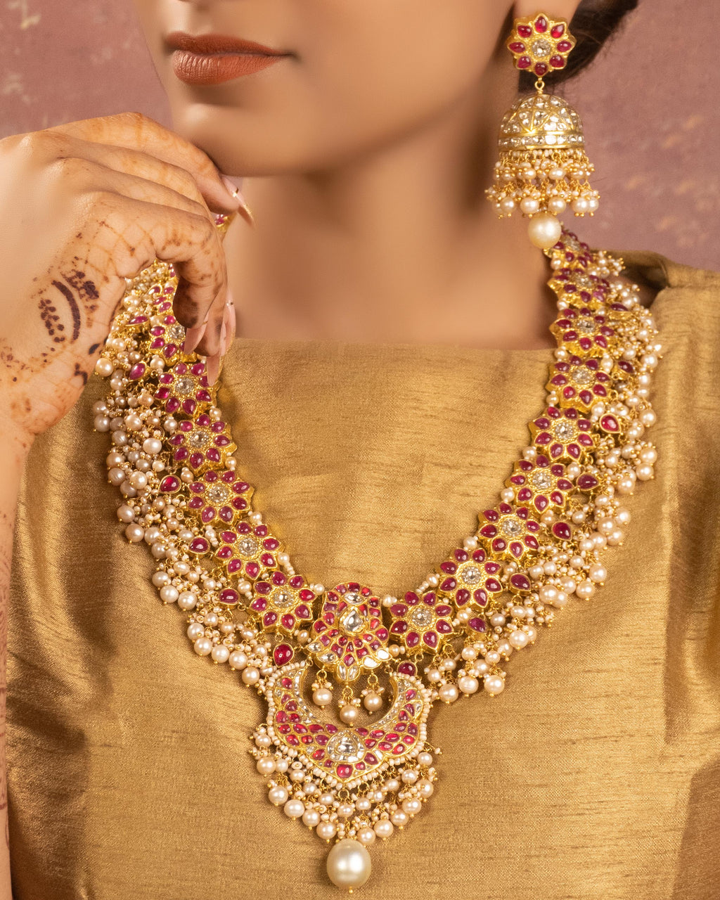 Harni Polki Long Necklace