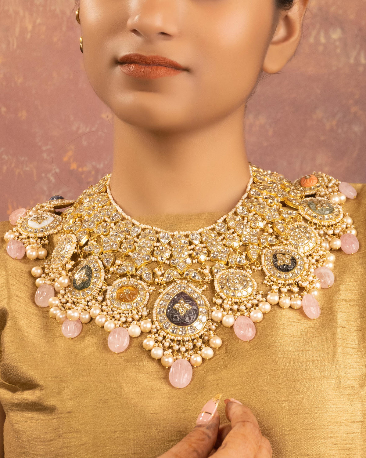 Mania Polki Necklace