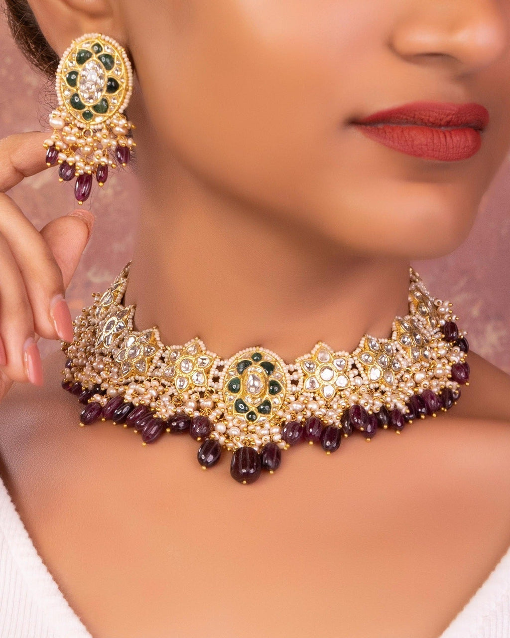 Pari Polki Necklace