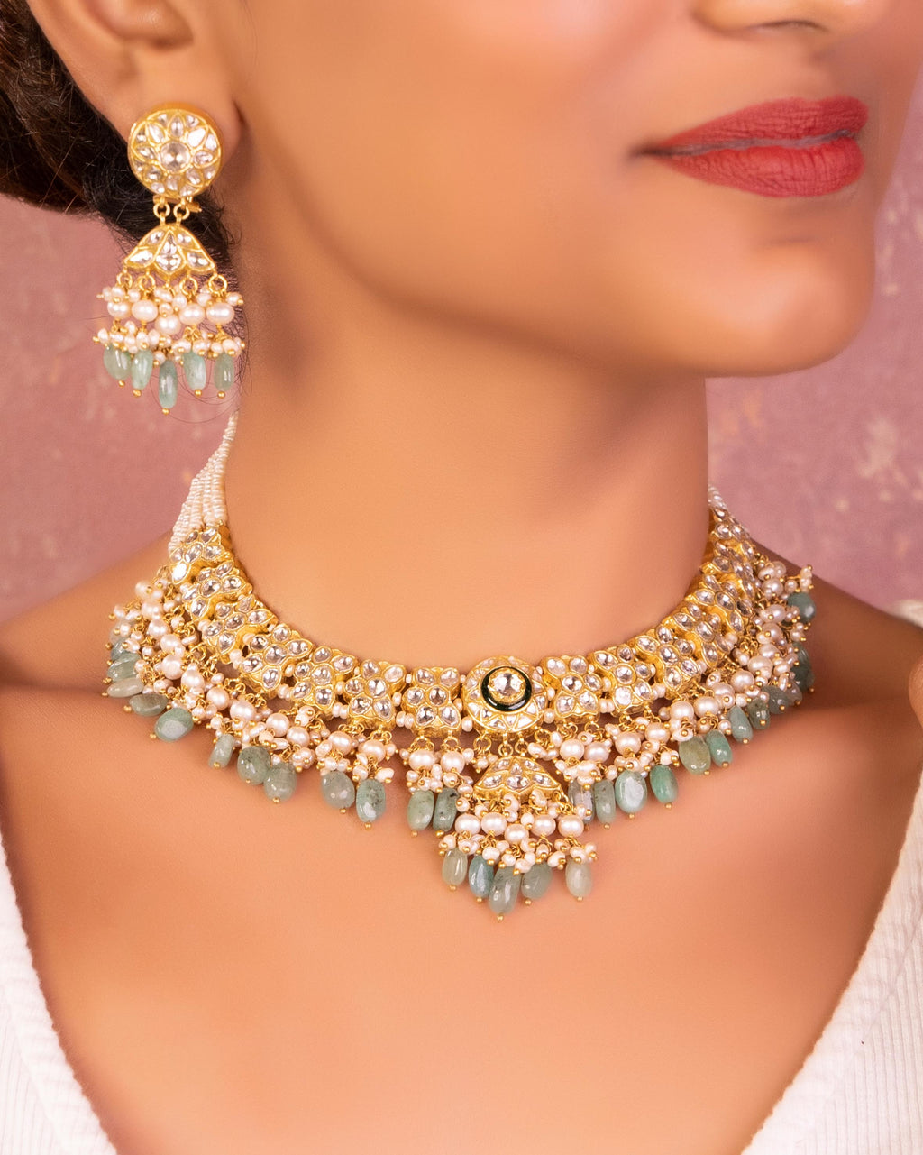 Mahi Polki Necklace