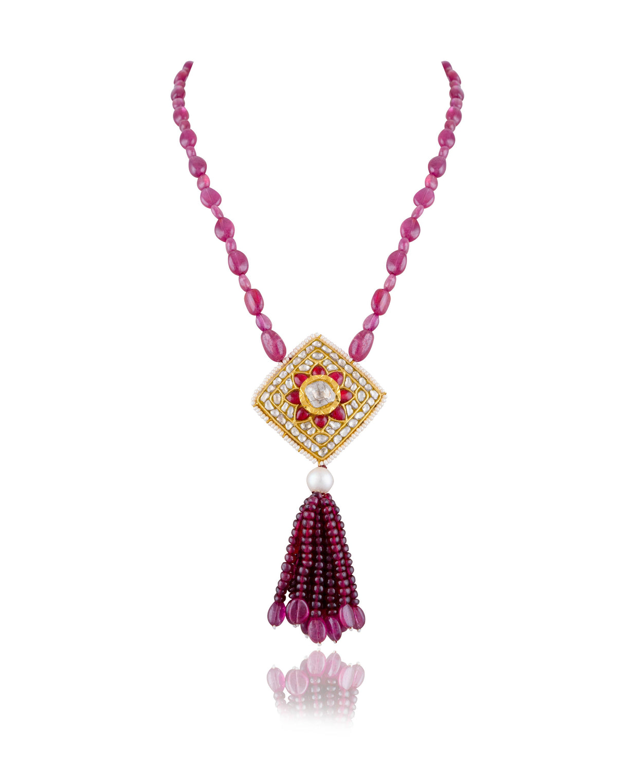 Ziva Polki Bead Pendant
