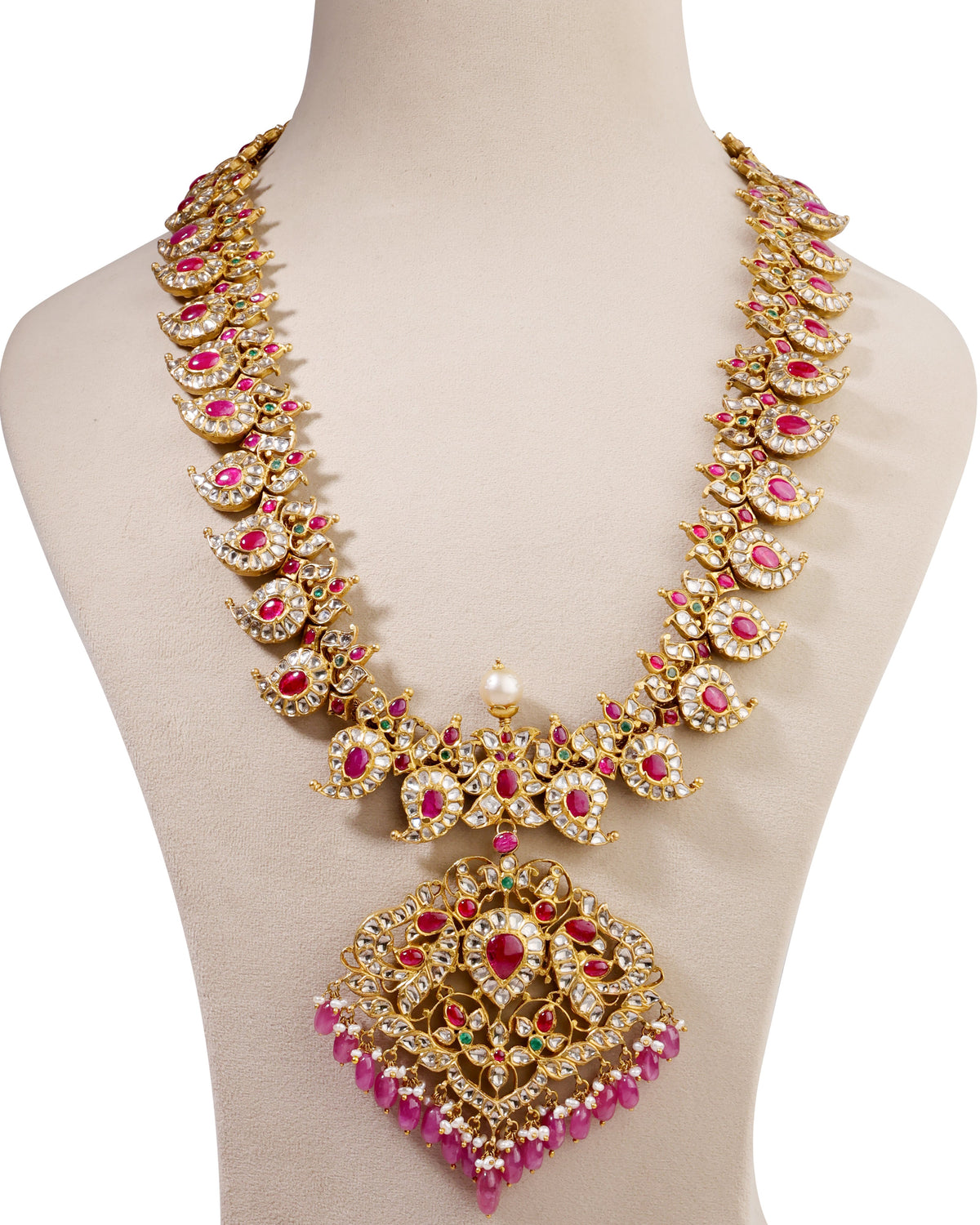 Sayesha Jadau Polki Long Necklace