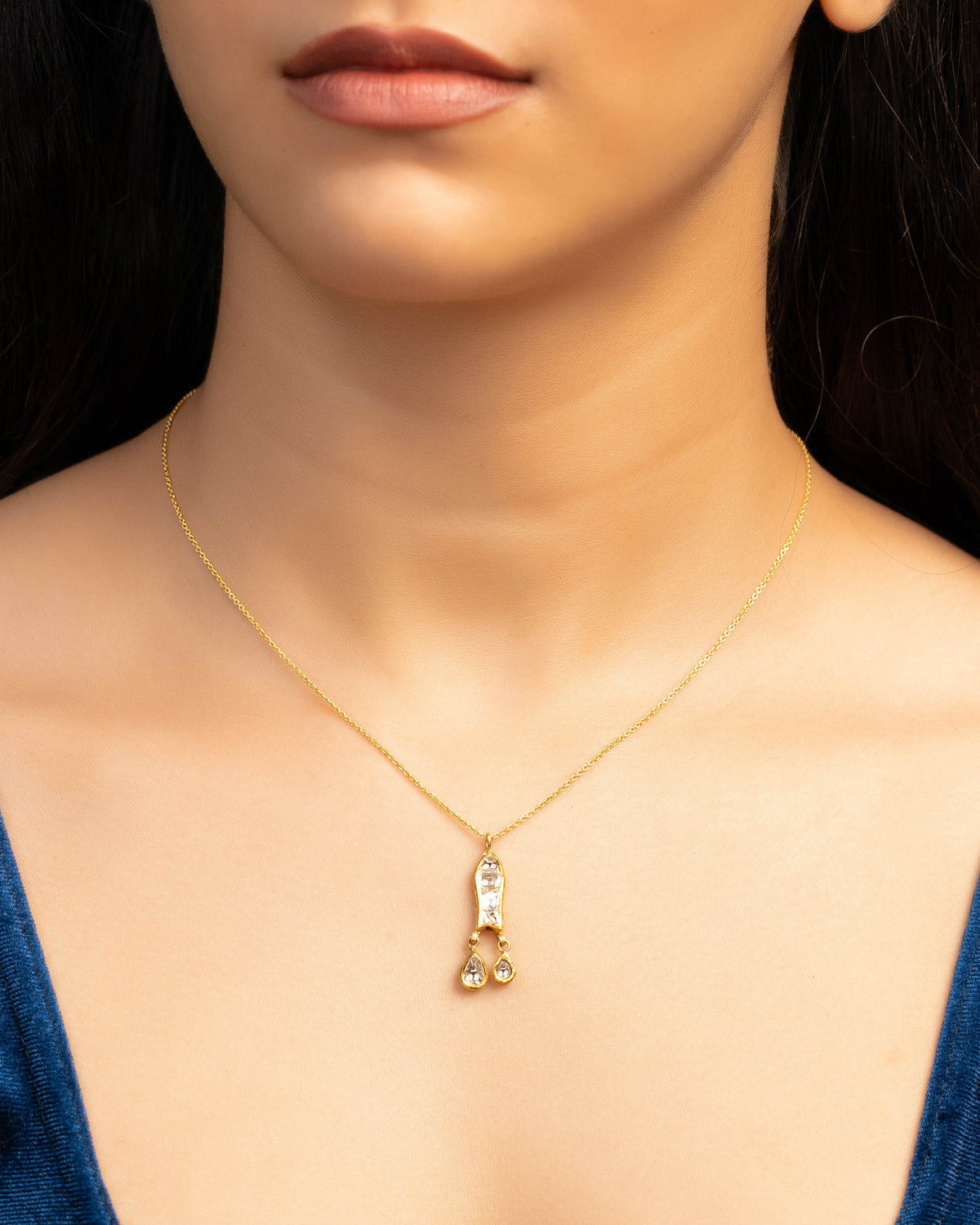Karuna Jadau Polki Pendant