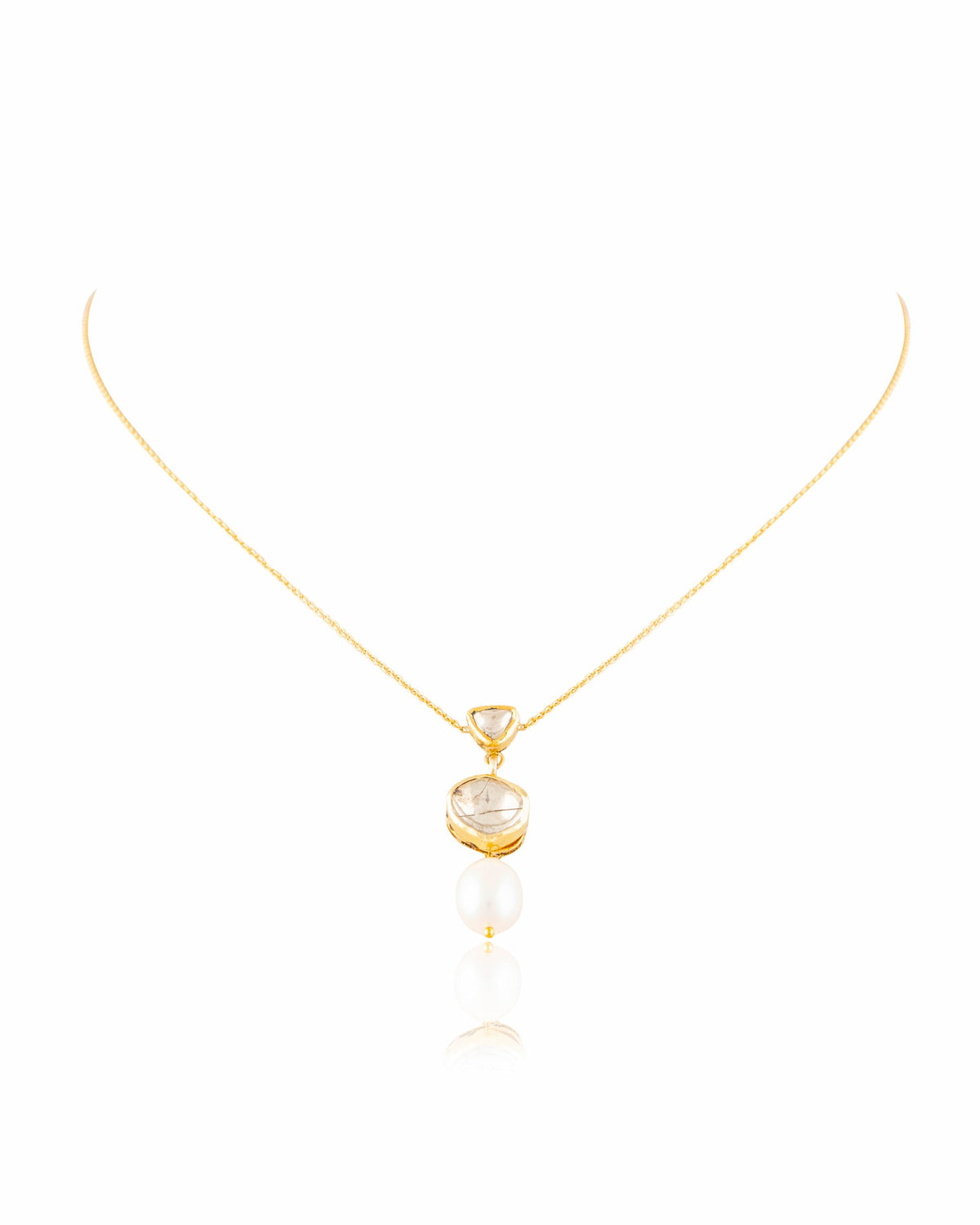 Tasnim Jadau Polki Pendant