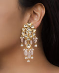 Bati JadauPolki Long Earrings