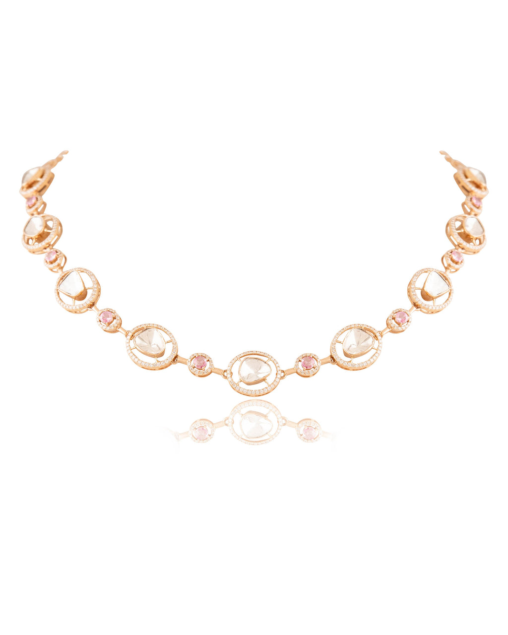 Lyra Polki And Diamond Necklace