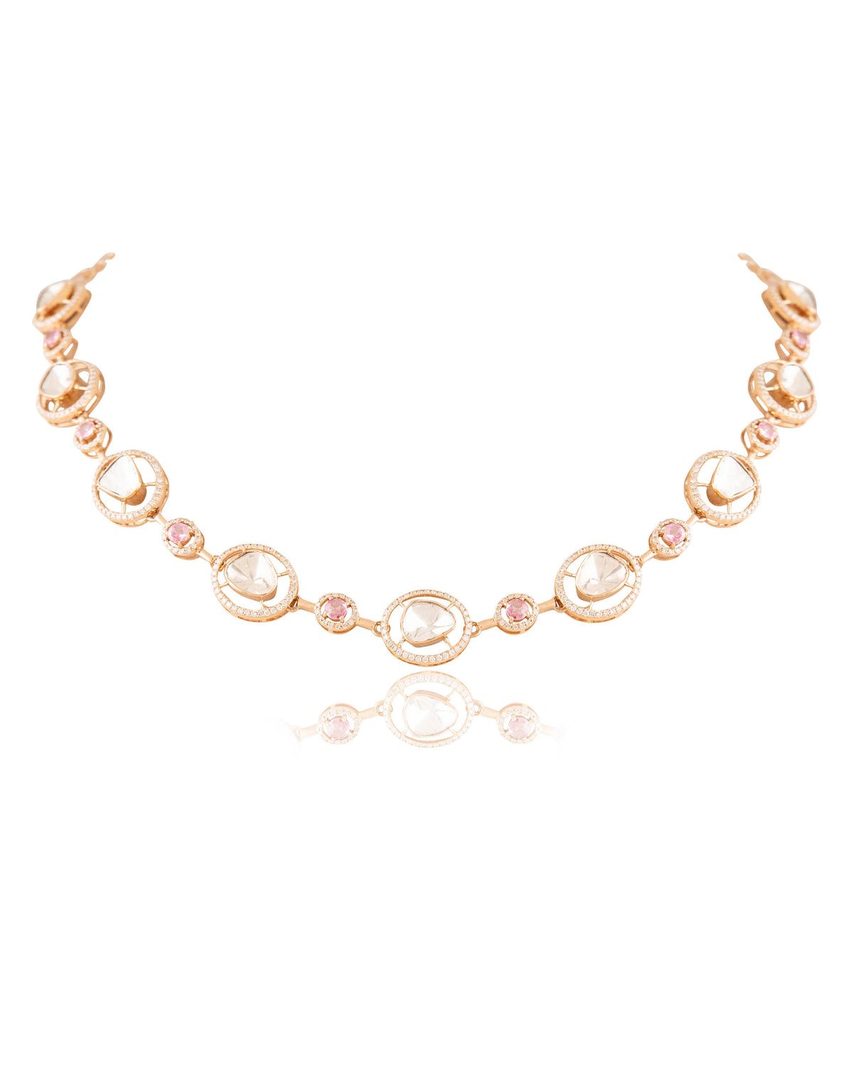 Lyra Polki And Diamond Necklace
