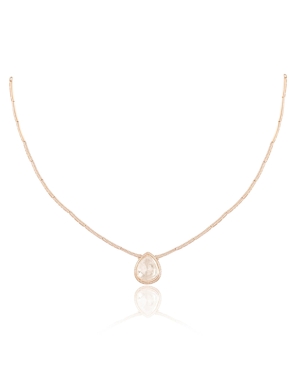 Gurleen Polki And Diamond Pendant