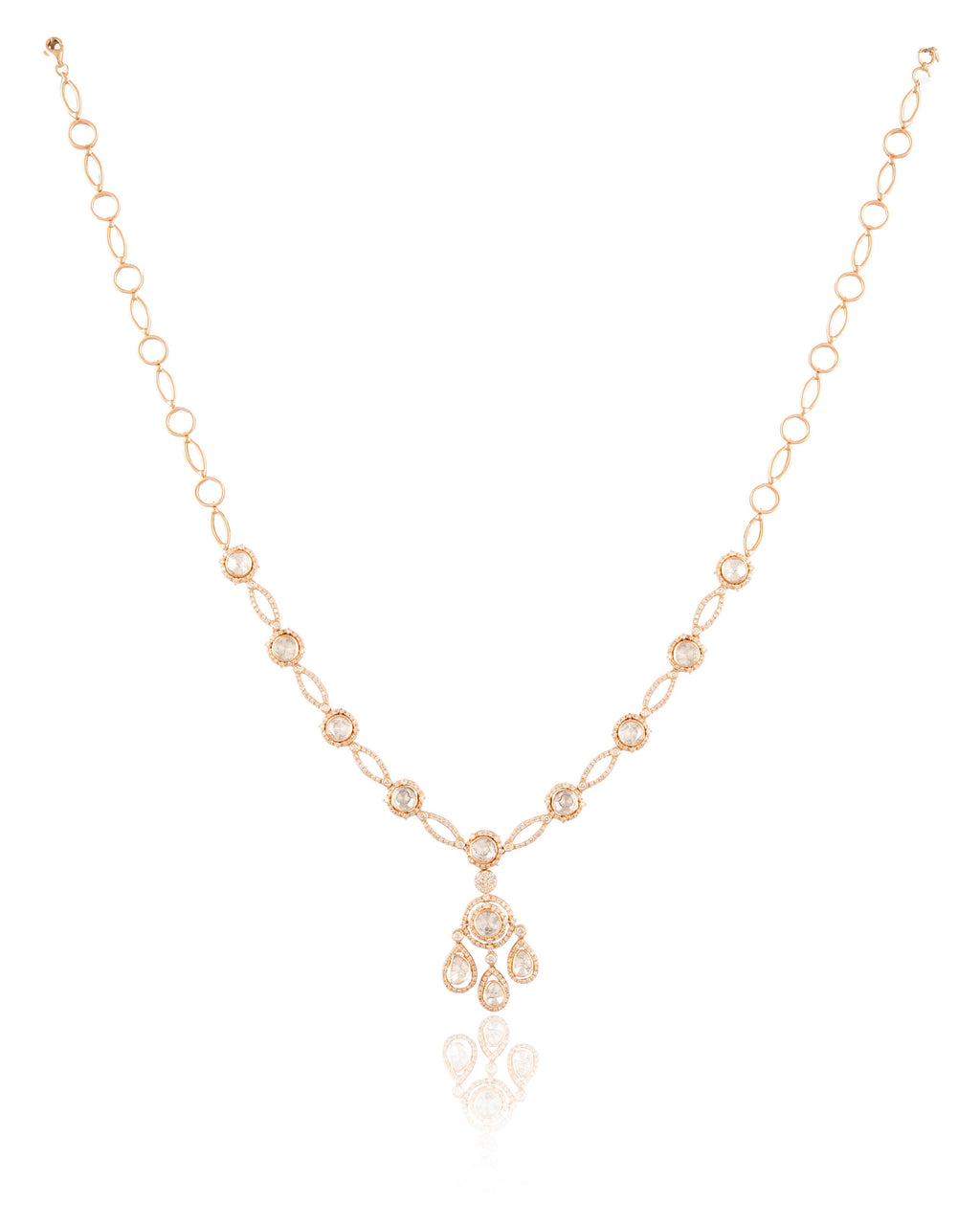 Emma Polki  And Diamond Necklace
