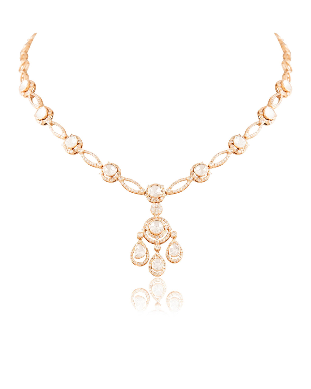 Emma Polki  And Diamond Necklace