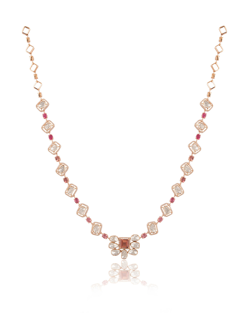 Maeve Polki  And Diamond Necklace